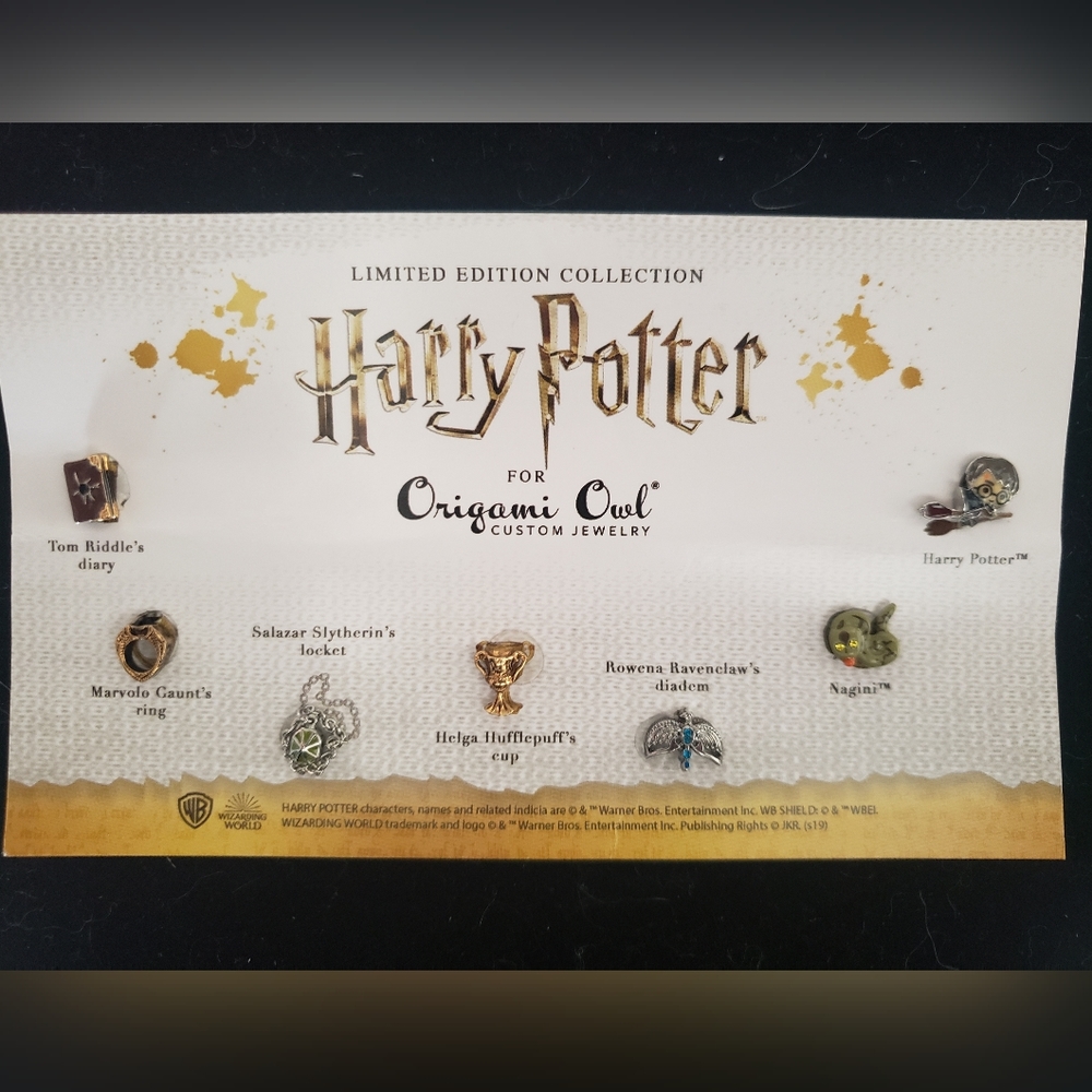 Origami Owl - Harry Potter Charms and Plate